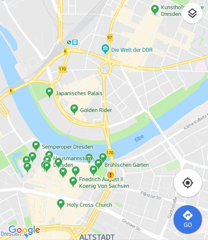 Dresden Google Map